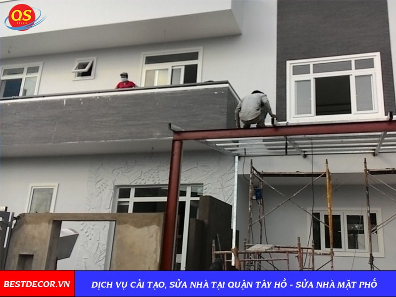Báo giá dịch vụ cải tạo, sửa nhà quận Tây Hồ rẻ số 1 Hà Nội