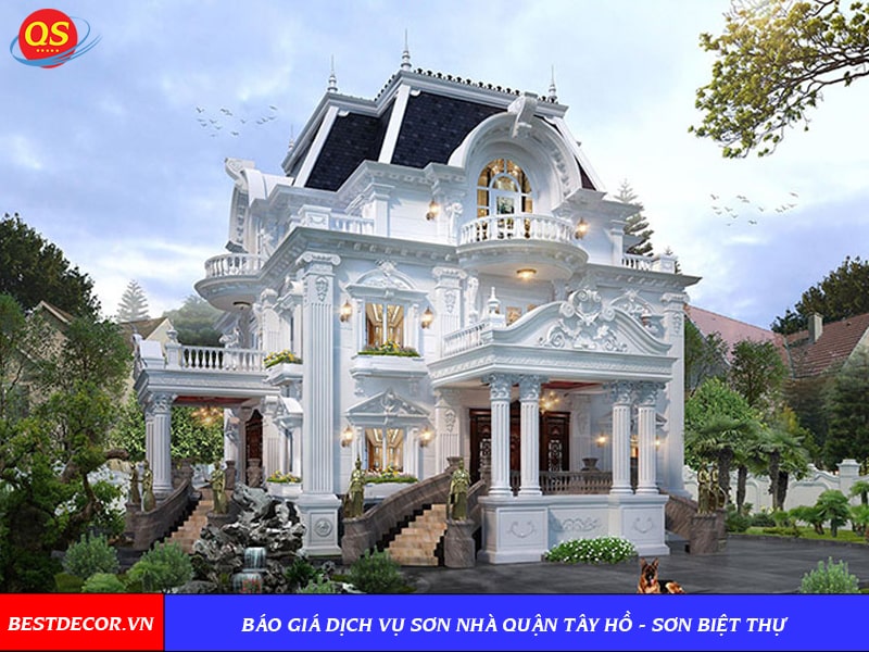 Báo giá sơn nhà Tây Hồ - Hà Nội nhanh, rẻ nhất 2022