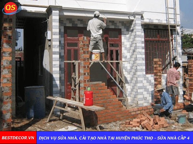 Báo giá sửa nhà, cải tạo nhà tại huyện Phúc Thọ - Hà Nội 2022