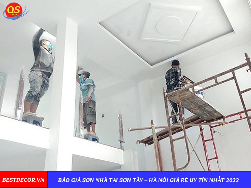 Báo giá sơn nhà Sơn Tây – Hà Nội giá rẻ uy tín nhất 2022