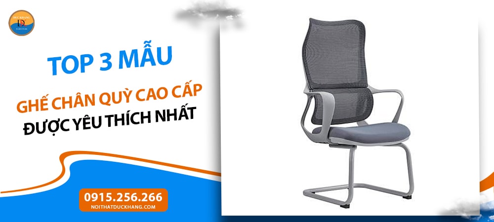 Ghế chân quỳ cao cấp lưng lưới kết hợp khung nhựa PP bền chắc Lati-V