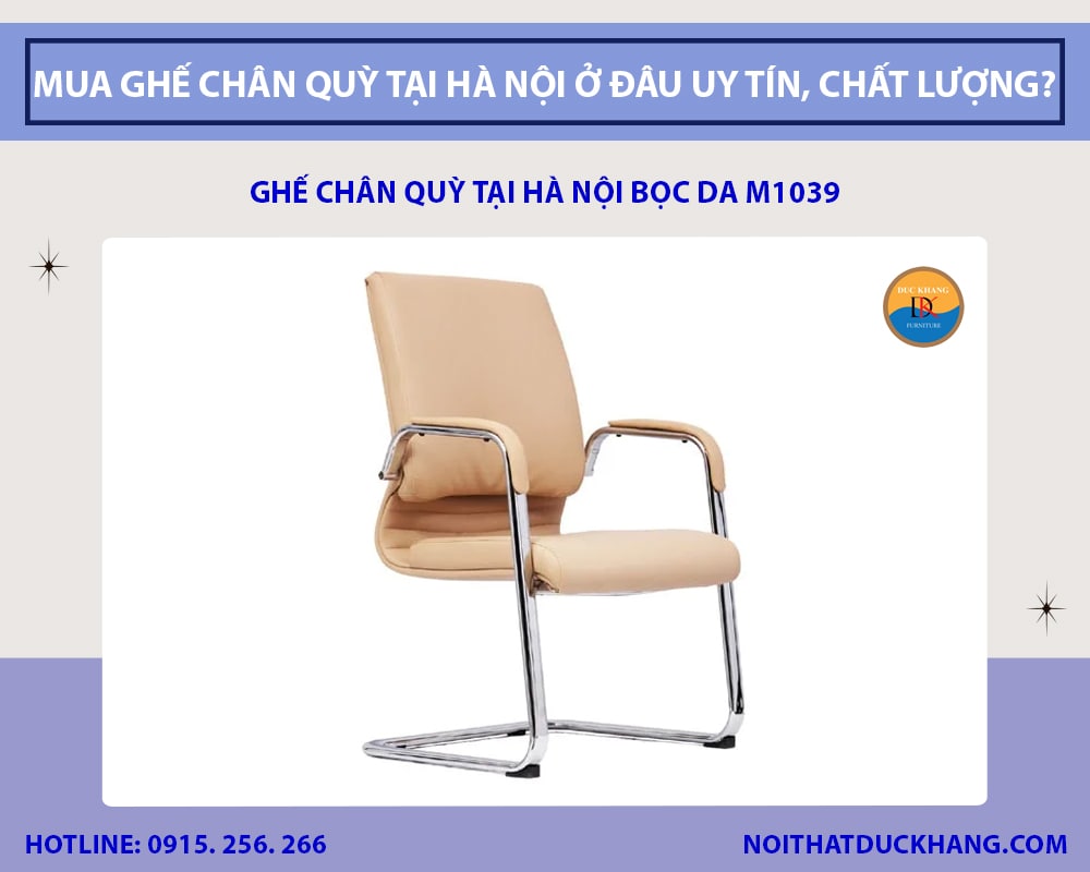 Ghế chân quỳ tại Hà Nội bọc da M1039 Ghế chân quỳ tại Hà Nội bọc da M1039