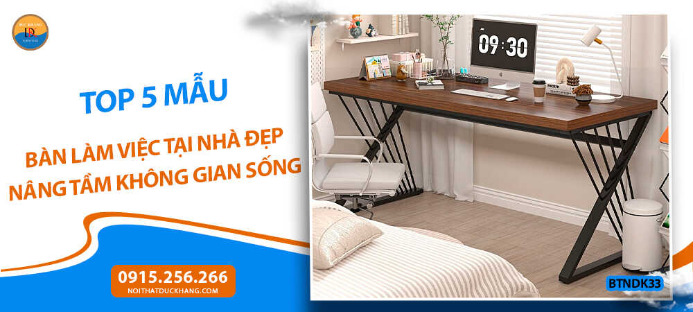 Bàn làm việc tại nhà đẹp nhỏ gọn chữ Z, mặt gỗ công nghiệp BTNDK33 Bàn làm việc tại nhà đẹp nhỏ gọn chữ Z, mặt gỗ công nghiệp BTNDK33