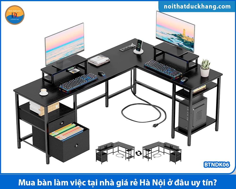 Mua bàn làm việc tại nhà giá rẻ Hà Nội ở đâu uy tín?