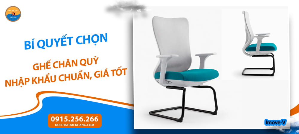 Ghế chân quỳ nhập khẩu đệm nỉ