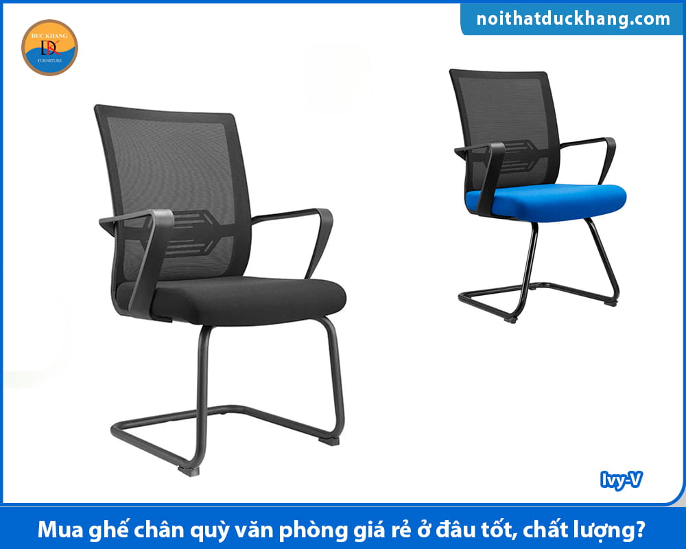Ghế chân quỳ văn phòng giá rẻ lưng lưới